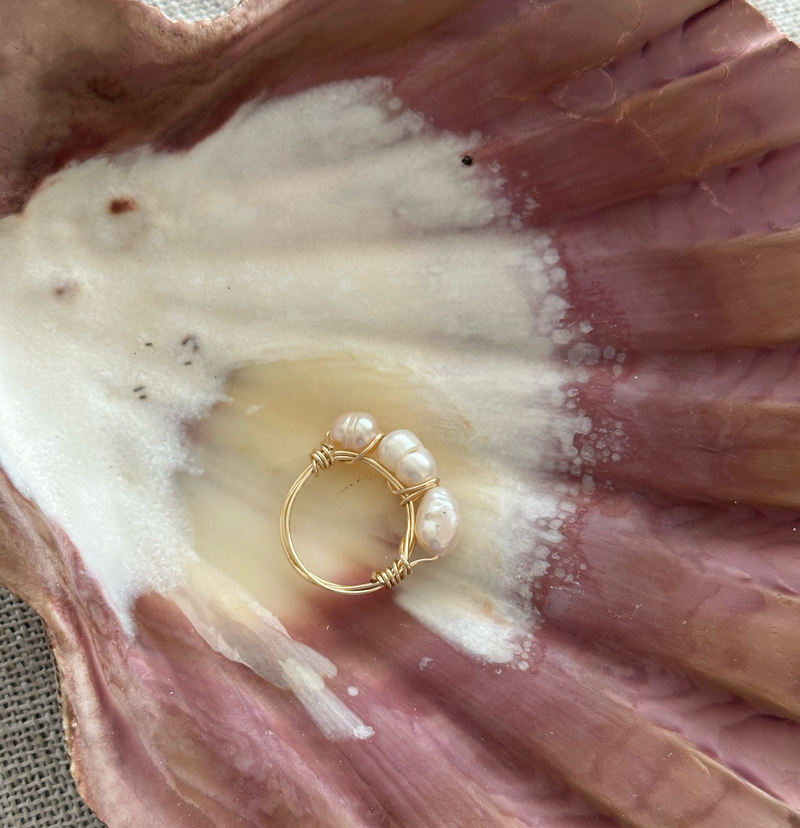 Fresh water pearl Ring