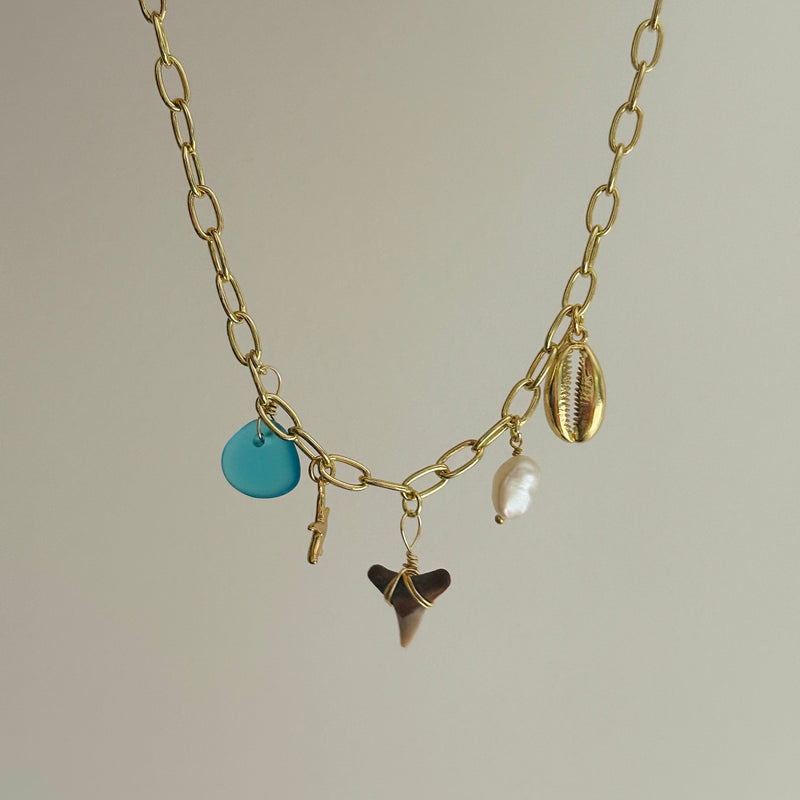 Ocean charm necklace