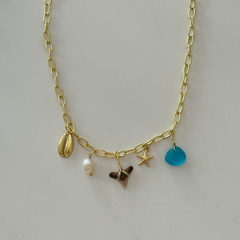 Ocean charm necklace