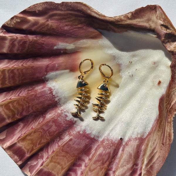 Bone Fish earrings